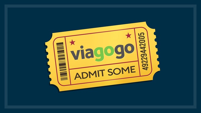 viagogo logo on admission ticket